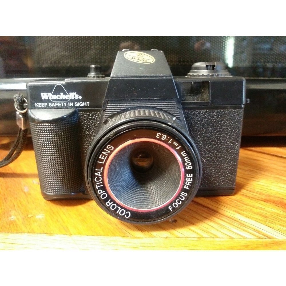 VTG Winchell's 35mm Film Camera 50mm 1:6.3 Lens 1980's Manual FOR PARTS ONLY